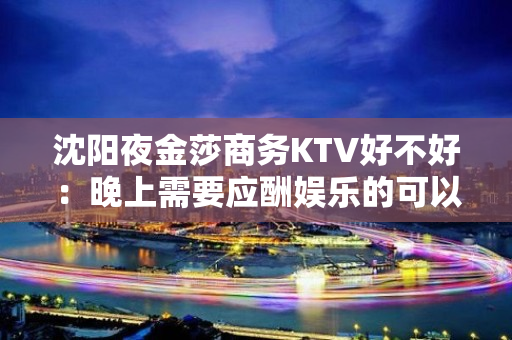 沈阳夜金莎商务KTV好不好：晚上需要应酬娱乐的可以微信我 - 沈阳辽中KTV大全 