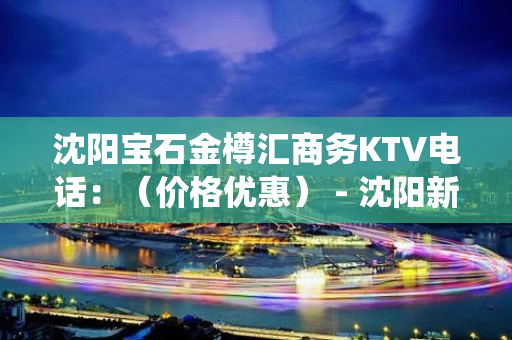 沈阳宝石金樽汇商务KTV电话：（价格优惠） - 沈阳新民KTV大全 