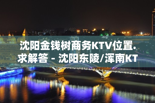 沈阳金钱树商务KTV位置.求解答 - 沈阳东陵/浑南KTV大全 